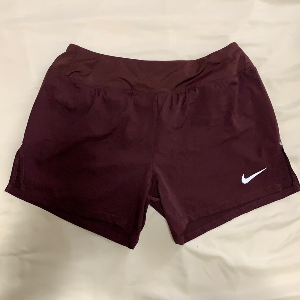 Maroon Nike Running Shorts